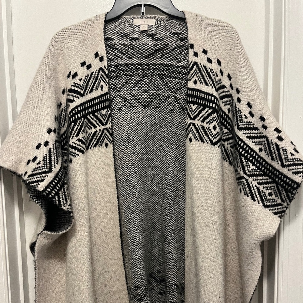 LOFT Sweater Poncho